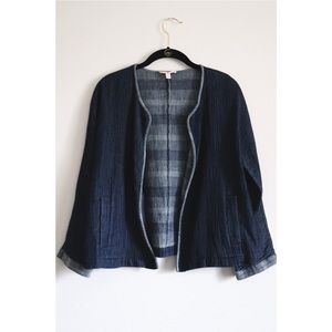 Eileen Fisher | Organic Cotton Short Denim Jacket